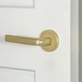 thumbnail image 4 of Viaggio Clomltbll_Dd Motivo Solid Brass Non-Turning Two-Sided Dummy Door Lever Set -, 4 of 7