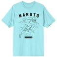 thumbnail image 1 of Naruto Shippuden Anime Cartoon Varsity Clouds  Blue Tee - L, 1 of 1