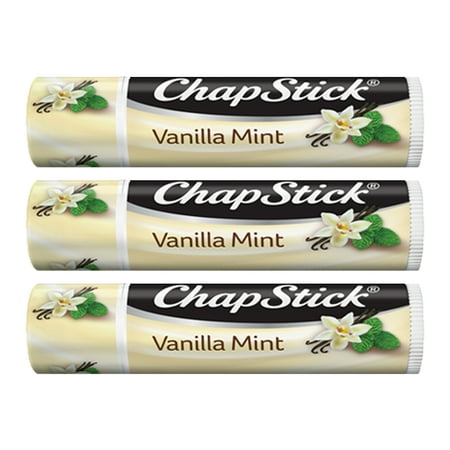 ChapStick Classic Lip Balm Tubes 0.15oz Vanilla Mint 3 Pack
