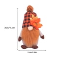 thumbnail image 4 of Billuyoard Muñeca sin rostro de Halloween, decoración bonita, fiesta de Acción de Gracias, adorno de otoño, accesorios de diseño para niños, ventana Kits de decoración para fiestas Chico Billuyoard HA071383-01, 4 of 6
