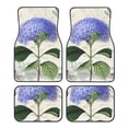 thumbnail image 1 of Fotbe Vintage Flower Juego de 4 Tapetes para Auto con Estampado – Alfombrillas de Goma Reforzada, Diseño Antideslizante, Protección para Todo el Año – Vehículos, Autos, Camionetas y SUVs, 1 of 7