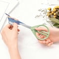 thumbnail image 4 of Solivara Portable Retractable Pocket Sized Folding Craft Scissors With Cute Water Drop Design For Art DIY Travel Sewing(Green,5.51*3.54in), 4 of 9
