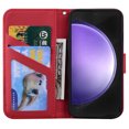 thumbnail image 6 of Allytech Flip Cover Case for Samsung Galaxy S23 FE, Premium PU Leather Case Cards Slots Shockproof Protective Wallet Case Cover for Galaxy S23 FE, Red, 6 of 10