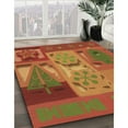 thumbnail image 2 of Ahgly Company Indoor Rectangle Patterned Lava Red Area Rugs, 4' x 6', 2 of 6