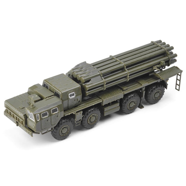 1:72 Rusia Rocket Launcher Modelo Adultos Juguetes Juguetes Montaje Vehículo Colección de juguetes Classic Pantalla Vehículo Decoración Yotijar Juguetes de vehículos para niños