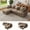 Brown, variant on BedLuxury 140" Extra Large Modular Sectional Cloud Sofa with 2 Removable Storage Ottoman, Extra Deep Seat Couch, Living Room Furniture, Chenille Beige