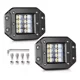 thumbnail image 2 of Par Faro 6 Leds Lupa 5 Pul Cuadrado Niebla Jeep Motos Canam, 2 of 8