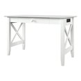 thumbnail image 2 of AFI Lexi Solid Wood Writing Desk with Drawer and Charging Station in White, 2 of 7