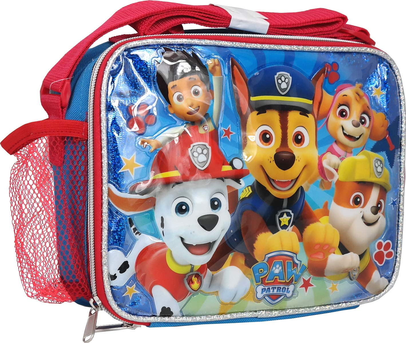 Paw Patrol Mighty Pups School Book bag Backpack Marshall Chase Rubble Rocky 12" 