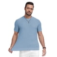 thumbnail image 3 of Iceglad Mens Knit T Shirt Short Sleeve Crewneck Summer Casual Textured Pullover Lightweight Ribbed Viscose Sweater Tee Soft Breathable Fashion Shirt, 3 of 9