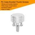 thumbnail image 3 of 12pcs M3x6mm Knurled Thumb Screw Computer Case Threaded Hand Tighten Screws for PC Case, Silver, 3 of 6