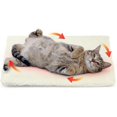 thumbnail image 2 of Self Heating Pet Pads, Pet Blanket for Cat/Dog,Pet Heating Pad,Self Warming Cushion Mat for Cats Dogs,Self Heated Cat Dog Bed/Pet Thermal Mat Blanket Ecological,Brown (60x45 cm), 2 of 8