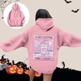 thumbnail image 2 of Women's Hoodies Oversized Long Sleeve Funny Cute Ghost Graphic Hooded Sweatshirts Fall Trendy Comfy Casual Loose Fit Tops, 2 of 8