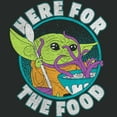 thumbnail image 2 of Women's Star Wars: The Mandalorian The Child Here For Food Distressed Graphic Maternity T-Shirt, 2 of 3