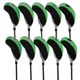 thumbnail image 4 of DYNWAVECA 10x Waterproof Golf Iron Headcovers Set, Golf Club Head Cover Protection, Viewable Window, Fits All Brands, Golf Accessories , Green, 4 of 9