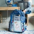 thumbnail image 3 of Wildkin Kids 15 Inch School and Travel Backpack for Boys and Girls Clear with Blue Trim, 3 of 8