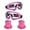 Rose Pink/Clear+mask, variant on Motorcycle Goggles,2 Pack Dirt Bike ATV Motocross Riding Hiking Protective with 2 Pack Neck Breathable Bandana Mask