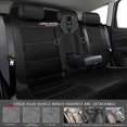 thumbnail image 4 of 5 Seater Car Seat Covers Set for OPEL Astra(2door, NonSlip Vehicle Cushion Breathable Protectors Front and Rear Full Set,A/Blue, 4 of 5