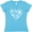 Aqua, variant on Inktastic Science Heart Beaker, Book, DNA and Microscope Women's V-Neck T-Shirt
