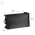 thumbnail image 4 of Gustave 2PCS Garden Plants Growing Bag Flower Planter Vegetable Grow Bag Aeration Fabric Large Capacity Planter Bag with Handles -23.6*11.8 inch, 4 of 10