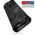 thumbnail image 4 of Generic Brand Hard Shell Protective Case for ASUS ROG Ally Handheld Gaming Console, TPU Shockproof Drop Protection Cover, Comfortable Ergonomic Grip, Black, 4 of 8