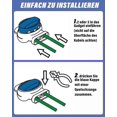 thumbnail image 2 of Robotic Lawn Mower Cable Connectors for Robotic Lawn Mowers, Pack of 20 Waterproof Cable Connectors, Connection Clips for Outdoor Garden, Blue/White, 2 of 5