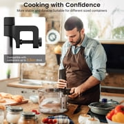 Blitzhome 1100W WIFI Sous Vide Cooker,Ultra-quiet Fast-Heating Immersion Circulator Temperature and Digital Display,W/ APP Recipe