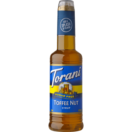 Torani Sugar Free Toffee Nut Flavoring Syrup, Coffee Flavoring, Drink Mix, 12.7 oz