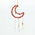 thumbnail image 1 of Colgante de grava de amatista natural tejido a mano, carillón de viento, iluminación, regalo decorativo, 1 of 2