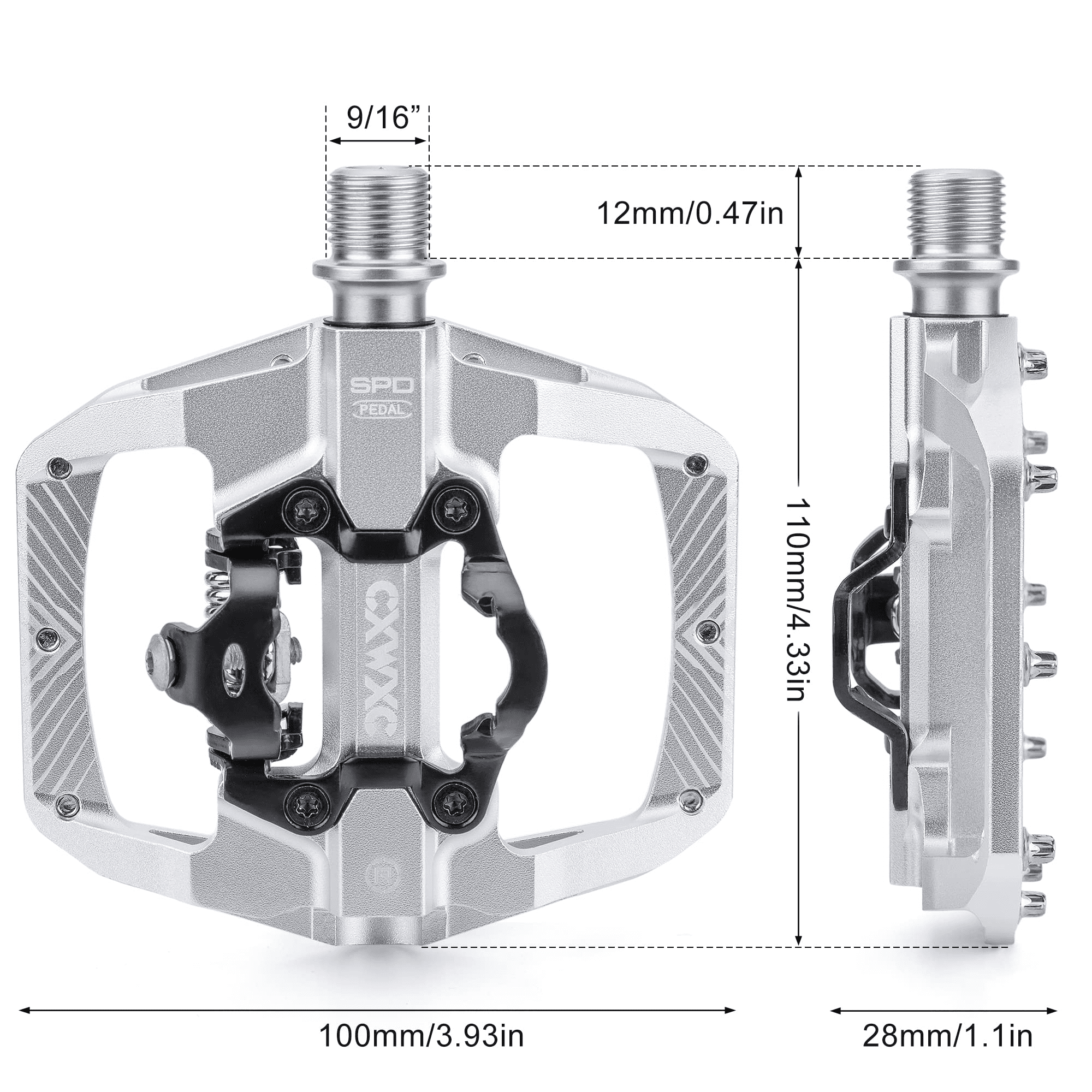 Spd Xtr Venzo Dual Function Platform Shimano SPD Compatible 9/16