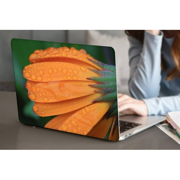 KSK KAISHEK Plastic Hard Shell Case Only Compatible 2015/2014/2013/2012 Released Old MacBook Pro 15 inchs Retina Display + Black Keyboard Cover Model: A1398 Flower 0017