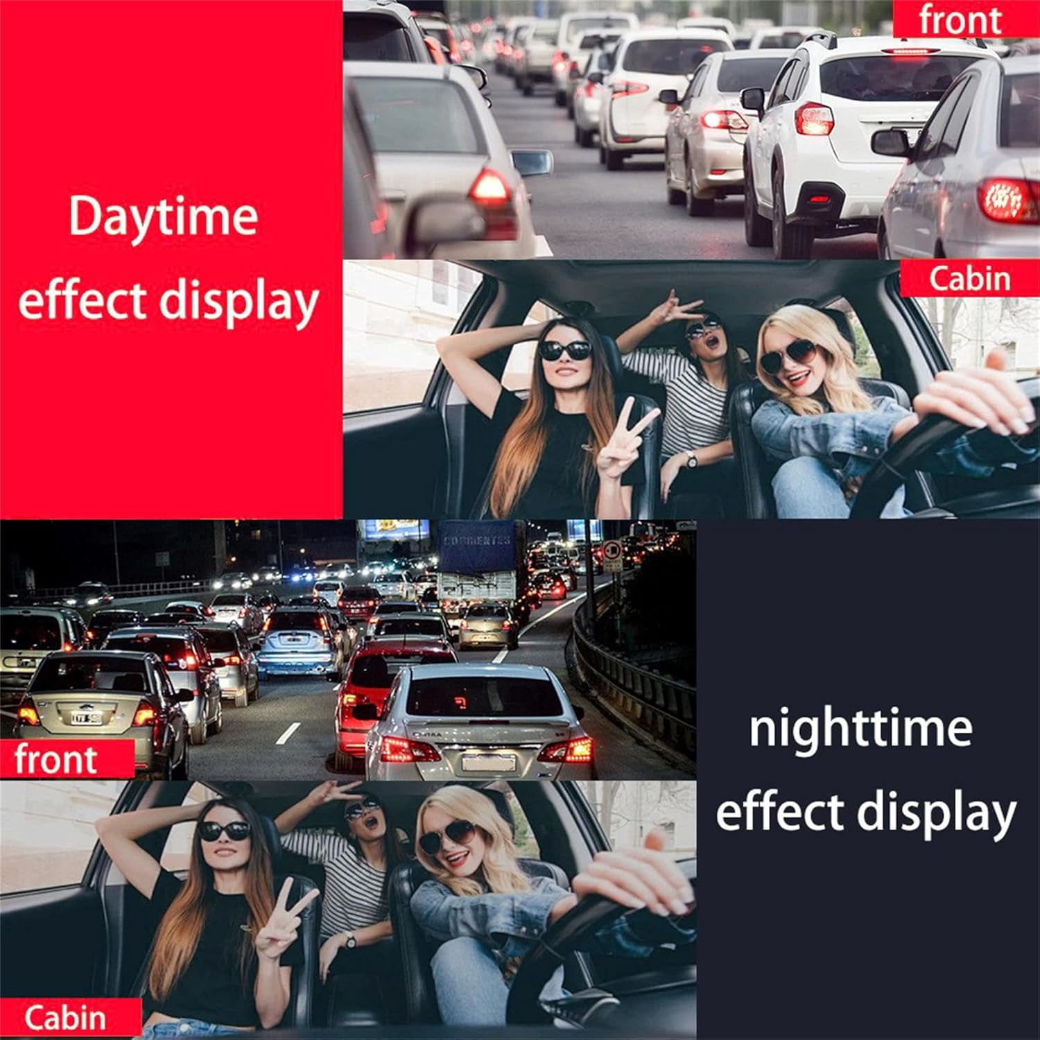 Saker Plus Dash Cam 360, 2026 New Saker Plus Full View Car Dashcam System, 360° 4 Channel Dash Cam with Front Rear Left Right Cameras, 24h Parking Monitor, Night Vision, G-Sensor, Loop Recording