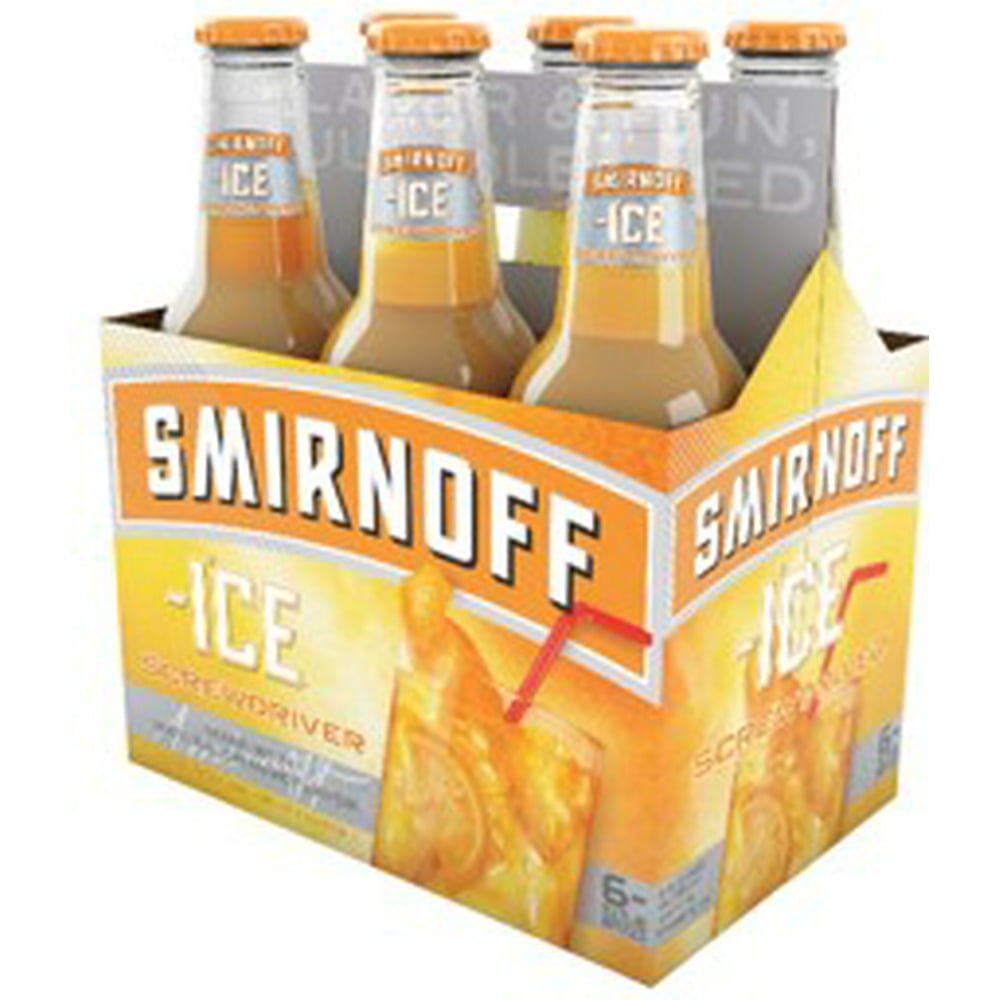 Smirnoff Ice Screwdriver, 6 Pack, 11.2 fl oz Bottles - Walmart.com