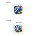 thumbnail image 2 of Adhesivos de pared Creative Soccer con colorido diseño floral, 2 of 2
