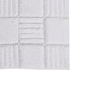 thumbnail image 3 of Knightsbridge Chakker Board 220 GSF Non Skid Back Bath Rug Set - 2- Piece - 17x24 and 21x34", White, 3 of 4