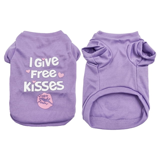 Stylish Summer Pet T Shirt for Dogs with Adorable Print Design Comfortable and Breathable Apparel