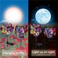 thumbnail image 4 of ECSEE Solar Stake Lights, Set of 2, Solar Garden Lights Solar Powered Butterfly Lights Idear for Patio, Pathway, Yard Garden Decoration, Multicolor, 4 of 10