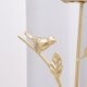 thumbnail image 5 of Candelabro de hierro con forma de rama de árbol y pájaro pequeño, estilo nórdico, para decoración del hogar, bodas y fiestas (estilo E dorado)., 5 of 6
