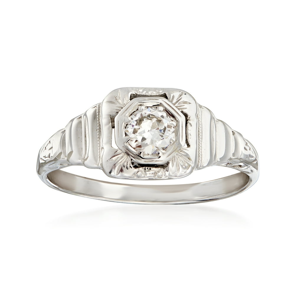 RossSimons RossSimons C. 1950 Vintage PreOwned .33 Carat Diamond