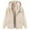 *1-Beige, variant on No Boundarie Women's Heart-Embellished Hooded Jackets,Full-Zip Fall Winter Hoodies For Women,Ladies Winter Outerwear with Pockets,Beige,Size XXXL