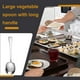 thumbnail image 5 of Wosthever Hogar comunidad cuchara comedor reutilizable lavable sopa cucharas fiesta comida postre pastelería servir cuchara vajilla Type3 NO3, 5 of 6