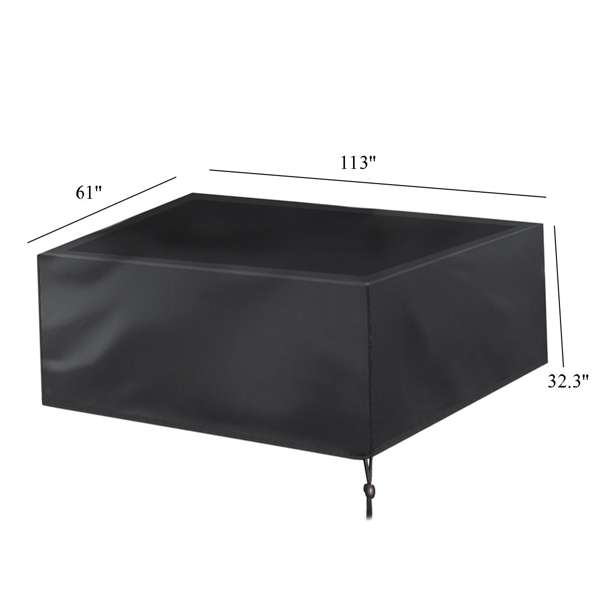 Tennis ping pong Noir Full Size Table Cover Indoor/Outdoor imperméable 