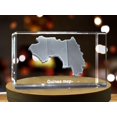 thumbnail image 3 of Guinea 3D Engraved Crystal 3D Engraved Crystal Keepsake/Gift/Decor/Collectible/Souvenir, 3 of 6
