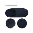 thumbnail image 5 of SHCKE Slippers for Men Indoor Outdoor Slip On Shoes Winter Warm Slippers Memory Foam Slippers Cozy Bedroom Slippers Navy Blue, 5 of 7