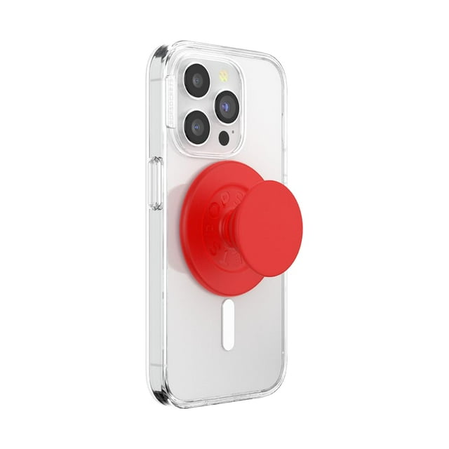 Phone Grip PopSockets para iPhone MagSafe con soporte, color rojo
