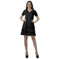 thumbnail image 1 of Moomaya Tunique à Manches Courtes Robes de Cocktail pour Femmes Robe en Coton Uni Extensible, 1 of 5