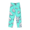 thumbnail image 4 of Junzan Men'S Pajama Pants Seashell And Starfish Sleepwear Pants Pj Bottoms Drawstring And Pockets, 4 of 9
