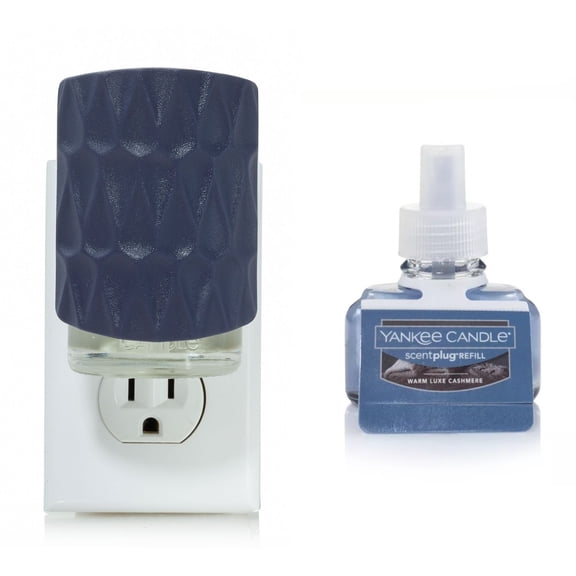 Yankee Candle Scent plug Diffuser Organic Pattern Blue
