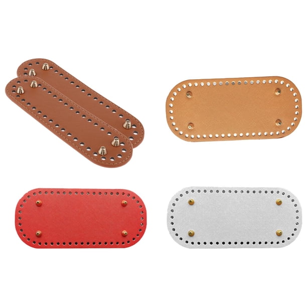 5x Bolsa De Ganchillo Almohadilla Inferior Estera Tejiendo Bolsa Insertar Cojín Rojo Marrón Sunnimix Inserción inferior del totalizador