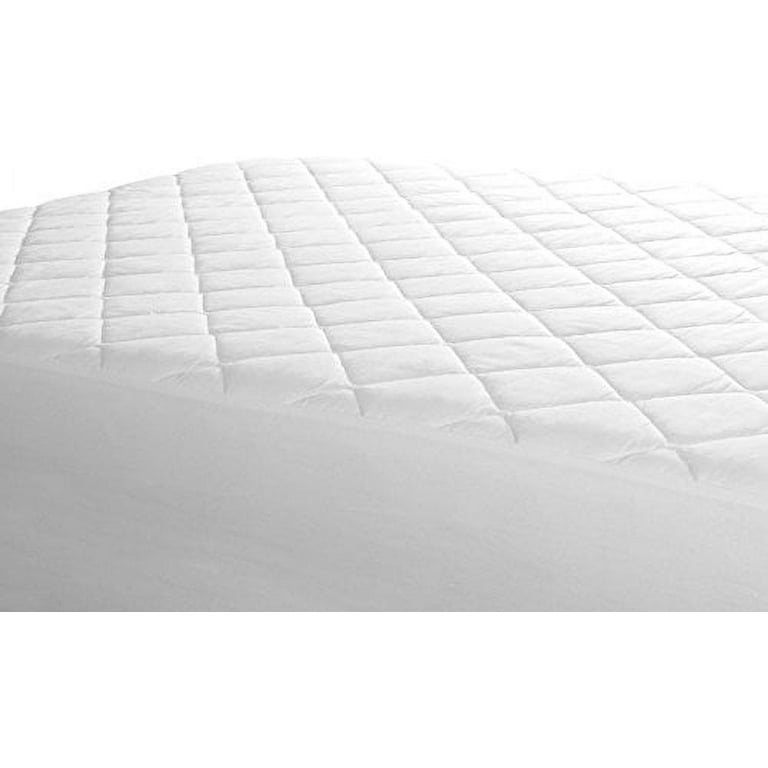 Quilted Fitted Mattress Pad (Queen) - Mattress Cover Stretches up to 17  Inches Deep - Mattress Topper by Utopia Bedding 